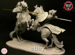 Unpainted 1/24 Ancient Battle Warriors Knight Resin Figure Model Kit Unassembled