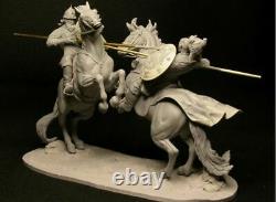 Unpainted 1/24 Ancient Battle Warriors Knight Resin Figure Model Kit Unassembled