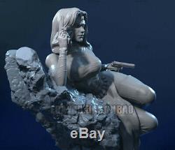 Unpainted 1/8 H23cm Mystique Beauty Girl Resin Figure 3D Print Model Unassembled
