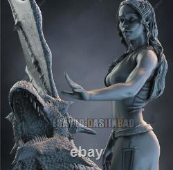 Unpainted 25cm/9.8inch H Resin Mother of Dragons3D Printing Model Unassembled