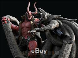 Unpainted 25cm/9.8inch Hellboy Fight Ver Resin Figure 3D Print Model Unassembled