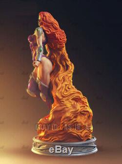 Unpainted 32.5cm H Starfire Beauty Girl Resin Figure Unassembled 3D Print Model
