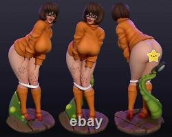 Unpainted Velma 1/24 75mm Resin Figure Model Kit Sexy Girl Velma 1/6 Unassembled