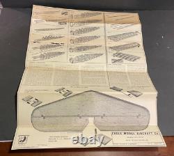 VTG Eagle Model Aircraft Co Grumman F6F-4 Hellcat Balsa Airplane Kit Unassembled