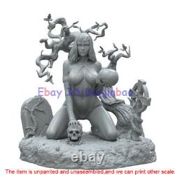 Vampirella 1/6 Sitting Woman 3D Printing Model Kit Unpainted Unassembled GK 21cm