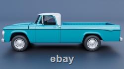 Various Scales 3D Printed 67 Dodge D100 Truck kit