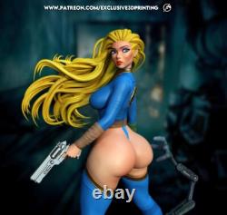 Vault Girl 3D Printing Unassembled Unpainted Resin Model Kits Garage Kits