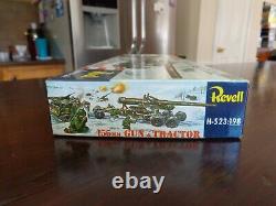 Vintage 1956 Revell 150 MM Gun Long Tom High Speed Tractor Open Box Loose Parts