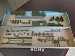 Vintage 1956 Revell 150 MM Gun Long Tom High Speed Tractor Open Box Loose Parts