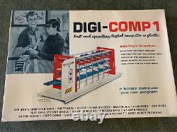 Vintage 1963 ESR Inc DIGI-COMP1 Digital Computer Model Kit Unassembled with Box