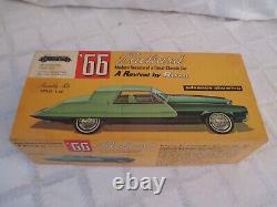 Vintage 1965- Renwal-66 Packard Custom Exner-model Kit-un-built-box & Papers-toy