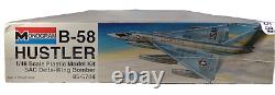 Vintage 1/48 Monogram B-58 Hustler SAC Delta-Wing Bomber Model Kit 1999 9588