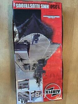 Vintage Airfix A14201 1/350 HMS Illustrious Ship Unassembled