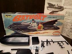 Vintage Batman The Batboat Model Aurora 1967 Unassembled Complete in Box Rare