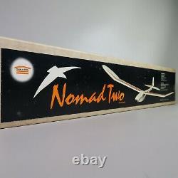 Vintage House of Balsa NOMAD TWO 2 Channels Model Airplane Kit UNASSEMBLED