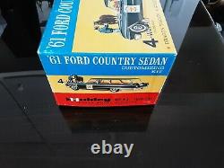 Vintage Hubley 1961 Ford Country Sedan Model Car Kit