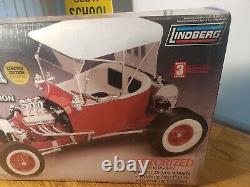 Vintage LINDBERG 1/8 BIG RED ROD No. 73044 MOTORIZED KIT NOS FACTORY SEALED MINT