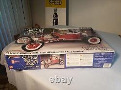 Vintage LINDBERG 1/8 BIG RED ROD No. 73044 MOTORIZED KIT NOS FACTORY SEALED MINT