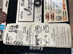 Vintage Original Issue Mpc'72 Jeepster Unbuilt Stickers 500 Kit Idea Contest