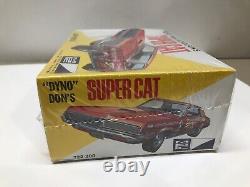 Vintage Original Mpc 1/25 Scale Dyno Don Nicholson's Super Cat Sealed Model Kit