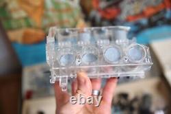 Vintage RENWAL BLUEPRINT VISIBLE V8 Transparent Auto Engine Model Kit NICE BOX