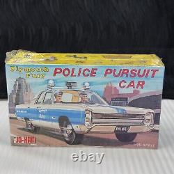Vintage Sealed Box Jo-han 1968 Plymouth Fury Police Pursuit Car Model GC-1300