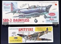 Vintage Sealed Guillow's WWII Balsa Model Airplane Kits