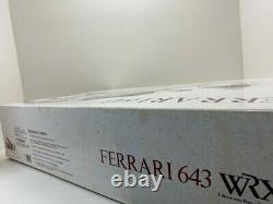 WRX 1/8 Rosso Ferrari 643 Unassembled Vintage White box version + Upgrade parts