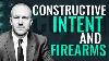 When Parts Become Guns Constructive Intent Gun Law