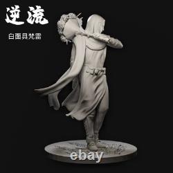 White Mask Varré 3D Printing Unassembled Unpainted Resin Model Kits Garage Kits