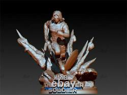Winter Soldier Resin Model Kits Unpainted 3D Printing Figure Unassembled 30cm