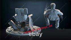 Wolverine & Chair 25cmH Unpainted Model Kit Unassembled GK 3D Printing GK Statue