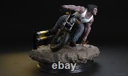 Wolverine Motorcycle Unpainted Resin Model Kits Unassembled 3D Printed 1/10 17CM