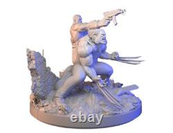 Wolverine & Punisher 3D Printed Model Unpainted Unassembled GK 16 Scale