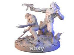 Wolverine & Punisher 3D Printed Model Unpainted Unassembled GK 16 Scale