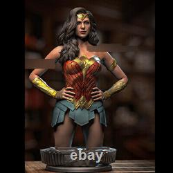 Wonder Woman Bust Unpainted Resin Model Kits Unassembled 3D Printed 1/4 33cm