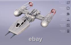 Y-Wing Starfighter Model Kit Star-Wars Unpainted/Unassembled